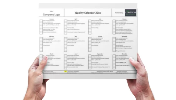 Template kwaliteitskalender