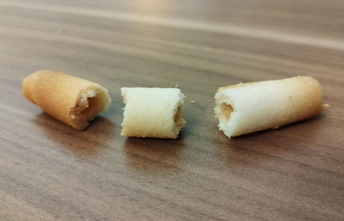 Koekjes gebroken